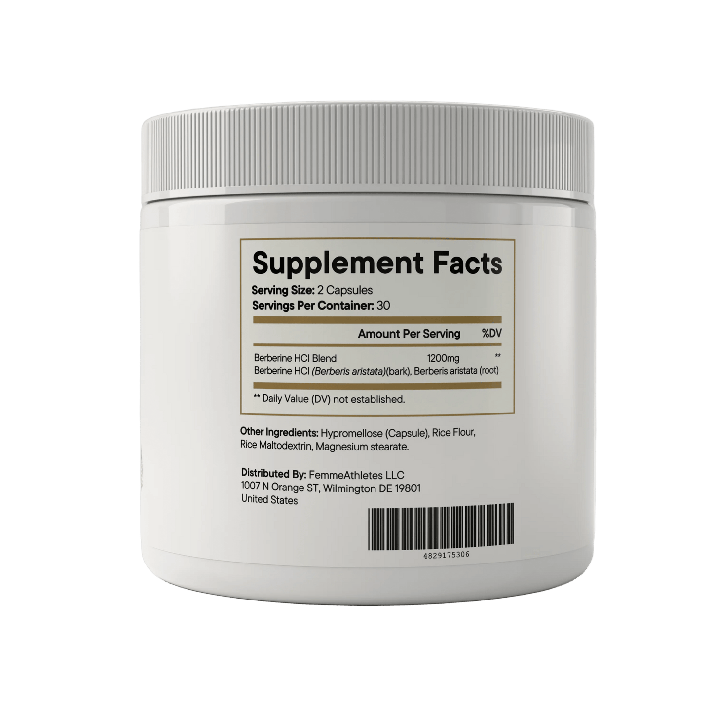 Berberine Max+ 1200mg - FemmeAthletes