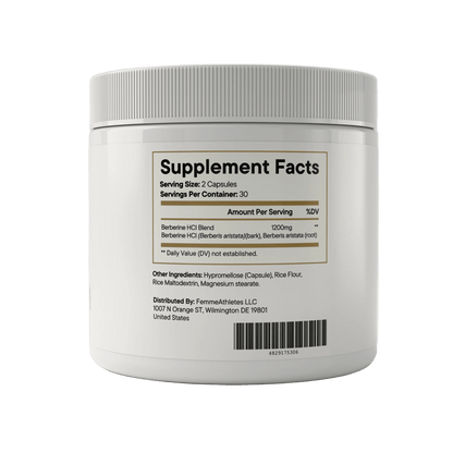 Berberine Max+ 1200mg - FemmeAthletes