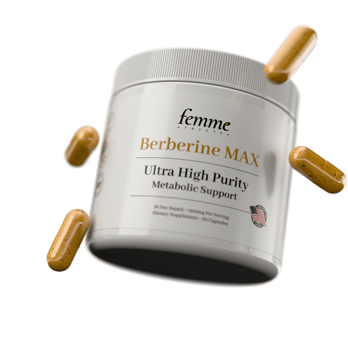 Berberine Max+ 1200mg - FemmeAthletes