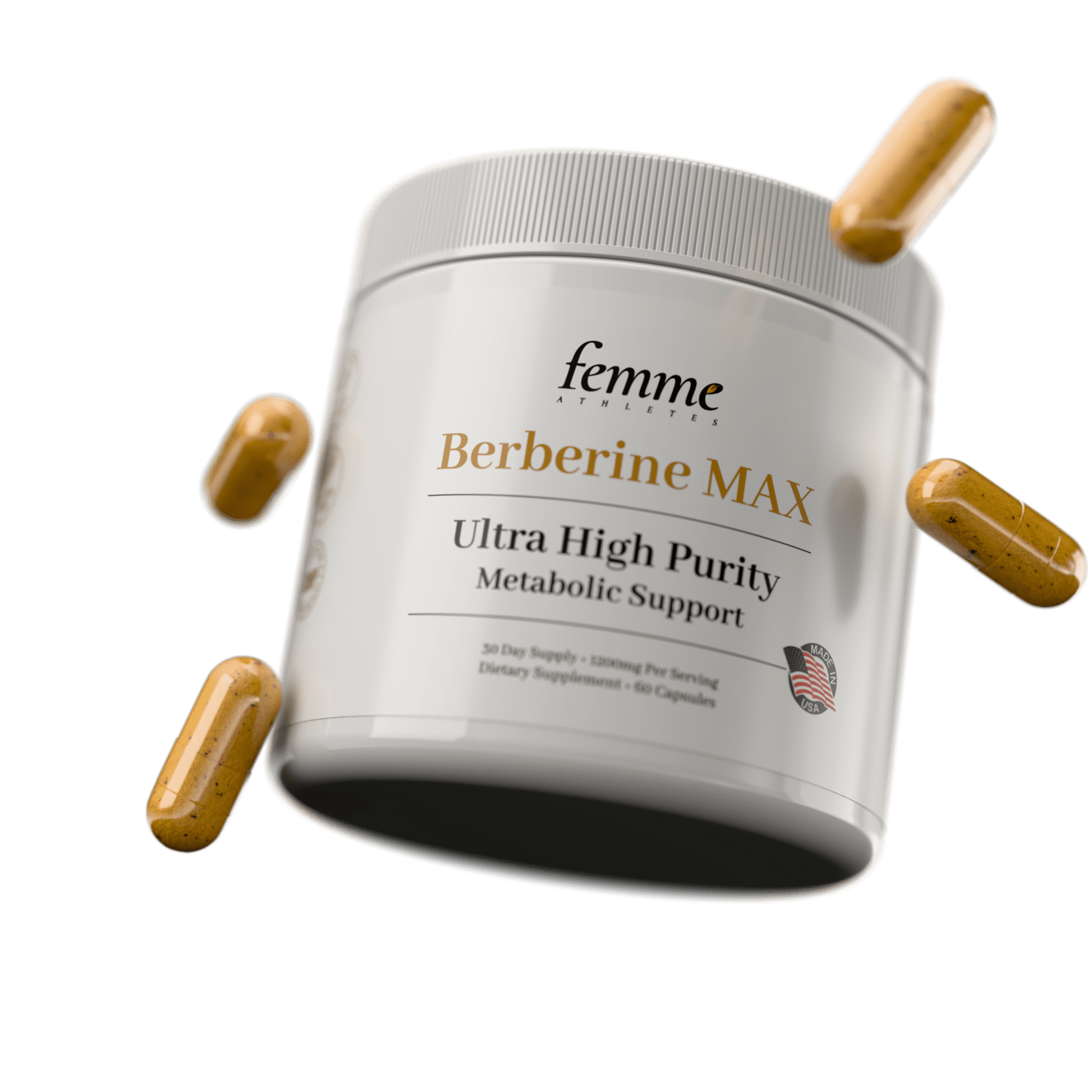 Berberine Max+ 1200mg - FemmeAthletes